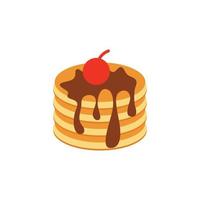 pancake logo icon design template vector
