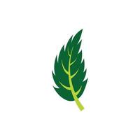 leaf logo icon design template vector