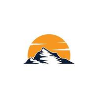 mountain logo icon design template vector