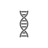 Dna icon design template vector