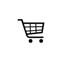 shopping cart icon design template vector