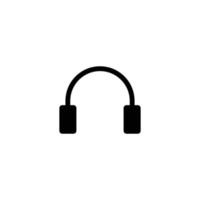 headphone icon design template vector