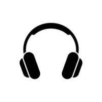 headphone icon design template vector