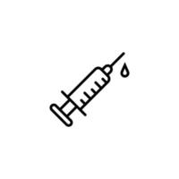 syringe icon design template vector