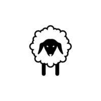 plantilla de diseño de icono de oveja vector
