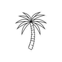 palm tree graphic design template vector