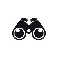 binoculars icon design template vector