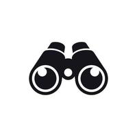 binoculars icon design template vector