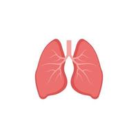 plantilla de diseño de icono de pulmones vector