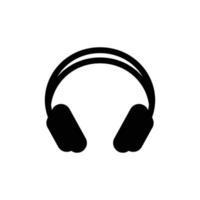 headphone icon design template vector