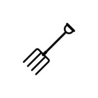 pitchfork icon design template vector