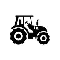 vector de diseño de icono de logotipo de tractor