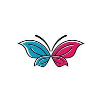 butterfly logo icon design template vector