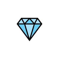 diamond icon design template vector