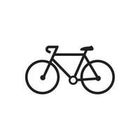 plantilla de diseño de icono de bicicleta vector
