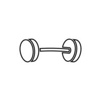 barbell icon design template vector