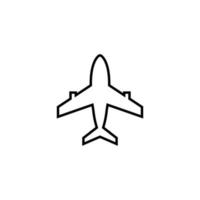 airplane icon design template vector