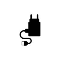 mobile charger icon design template vector