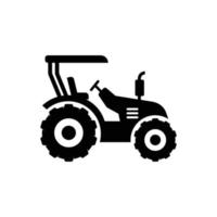 vector de diseño de icono de logotipo de tractor