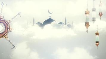 clipes de fundo islâmico para celebrações do eid, eid al adha, ramadã e feriados islâmicos