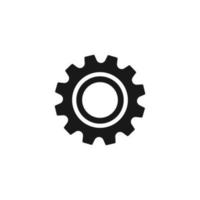 vector de plantilla de diseño de icono de logotipo de engranaje