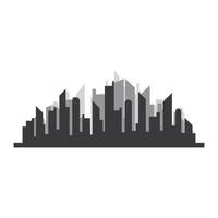 city skyline silhouette design vector