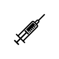 syringe icon design template vector