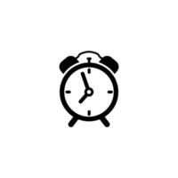 alarm clock icon design template vector