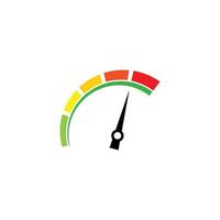 speedometer icon design template vector