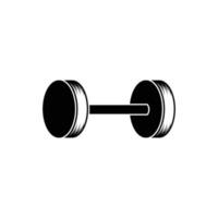 barbell icon design template vector