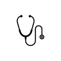 stethoscope icon design template vector