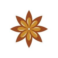 star anise icon design template vector