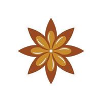 star anise icon design template vector