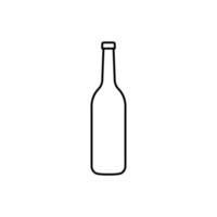 Bottle logo icon design template vector