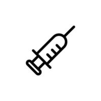 syringe icon design template vector