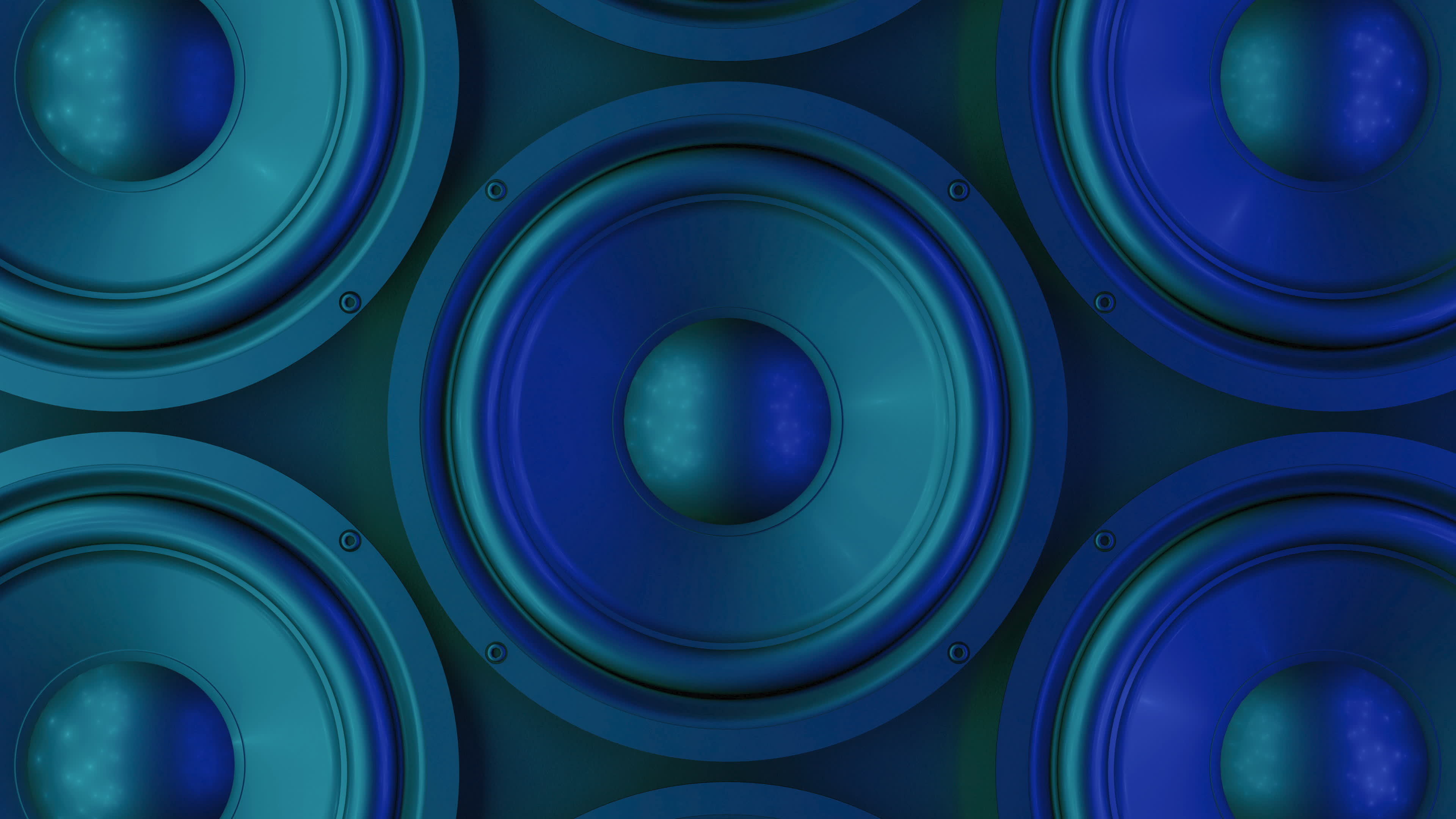 Background animation speakers making loud sound music 7635252 Stock