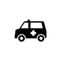 plantilla de diseño de icono de ambulancia vector