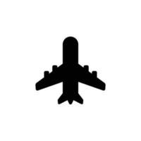 airplane icon design template vector