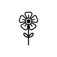flower icon design template vector