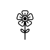 flower icon design template vector