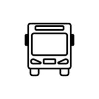 bus icon design template vector