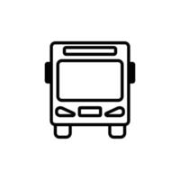 plantilla de diseño de icono de autobús vector