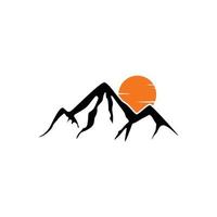 mountain logo icon design template vector