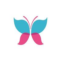 butterfly logo icon design template vector
