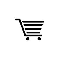 shopping cart icon design template vector