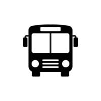 plantilla de diseño de icono de autobús vector