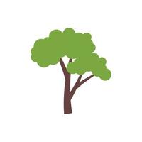 vector de plantilla de diseño de icono de logotipo de árbol