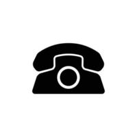 telephone icon design template vector