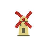 windmill clipart design template vector