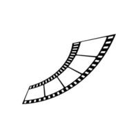 film strip icon design template vector